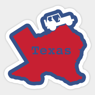 Texas Jeeps Sticker